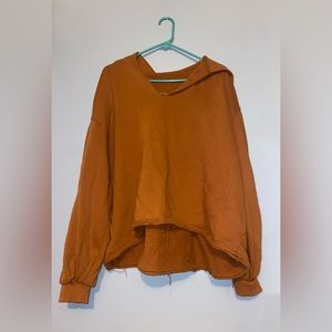 Oversized Rusty Orange Hoodie